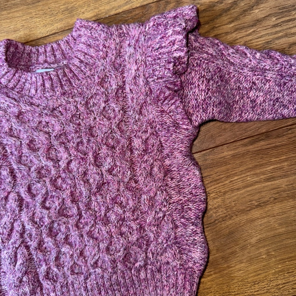 Old Navy Pink Knit Baby Sweater set - Picture 3 of 5